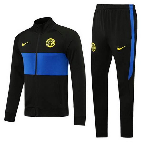 Chandal Inter De Milán 2020/21 Negro Azul Amarillo